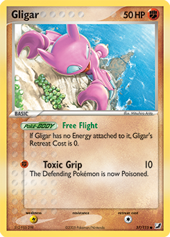 Gligar, Unseen Forces #57, Pokémon TCG card