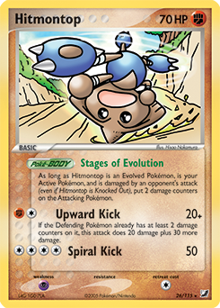 Hitmontop, Unseen Forces #26, Pokémon TCG card