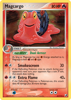 Magcargo, Unseen Forces #41, Pokémon TCG card