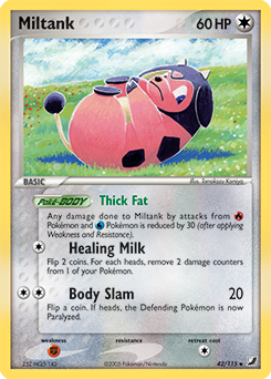Miltank, Unseen Forces #42, Pokémon TCG card