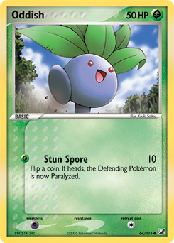 Oddish, Unseen Forces #64, Pokémon TCG card
