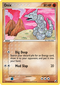 Onix, Unseen Forces #65, Pokémon TCG card