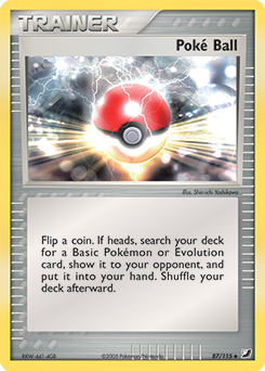 Poké Ball, Unseen Forces #87, Pokémon TCG card