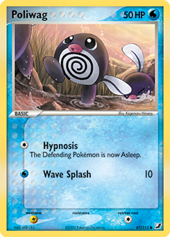 Poliwag, Unseen Forces #67, Pokémon TCG card