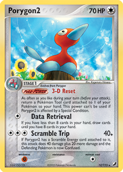 Porygon2, Unseen Forces #12, Pokémon TCG card