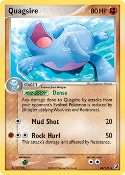 Quagsire, Unseen Forces #44, Pokémon TCG card