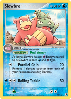 Slowbro, Unseen Forces #13, Pokémon TCG card