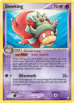 Slowking, Unseen Forces #14, Pokémon TCG card