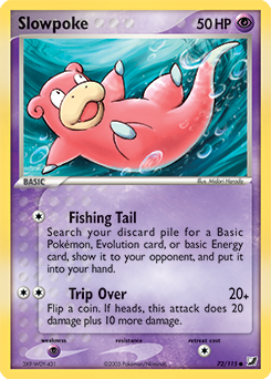 Slowpoke, Unseen Forces #72, Pokémon TCG card