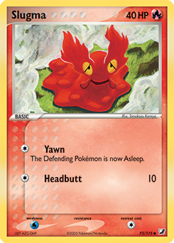 Slugma, Unseen Forces #73, Pokémon TCG card