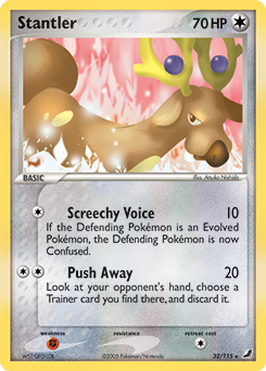 Stantler, Unseen Forces #32, Pokémon TCG card