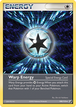 Warp Energy, Unseen Forces #100, Pokémon TCG card