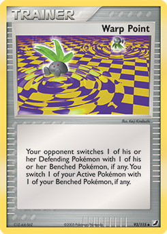 Warp Point, Unseen Forces #93, Pokémon TCG card