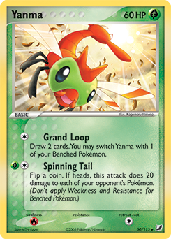 Yanma, Unseen Forces #50, Pokémon TCG card