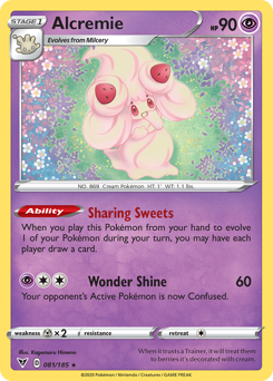Alcremie, Vivid Voltage #81, Pokémon TCG card