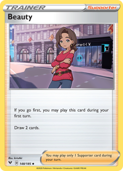 Beauty, Vivid Voltage #148, Pokémon TCG card
