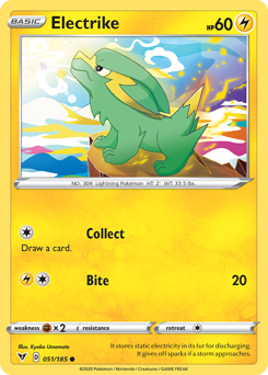 Electrike, Vivid Voltage #51, Pokémon TCG card