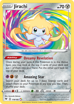 Jirachi, Vivid Voltage #119, Pokémon TCG card