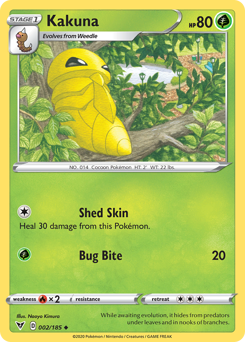 Kakuna, Vivid Voltage #2, Pokémon TCG card