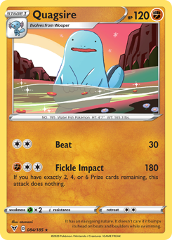 Quagsire, Vivid Voltage #84, Pokémon TCG card