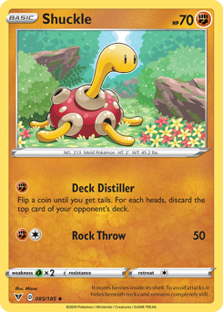 Shuckle, Vivid Voltage #85, Pokémon TCG card