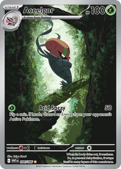 Accelgor, White Flare #94, Pokémon TCG card