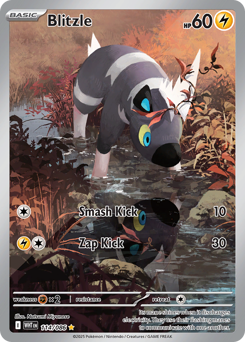 Blitzle, White Flare #114, Pokémon TCG card