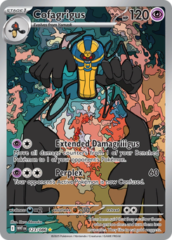 Cofagrigus, White Flare #123, Pokémon TCG card
