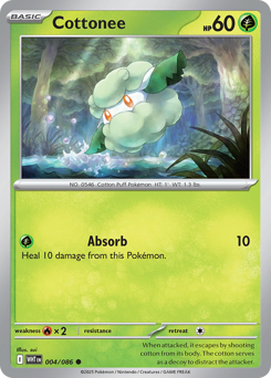 Cottonee, White Flare #4, Pokémon TCG card