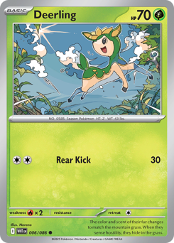 Deerling, White Flare #6, Pokémon TCG card