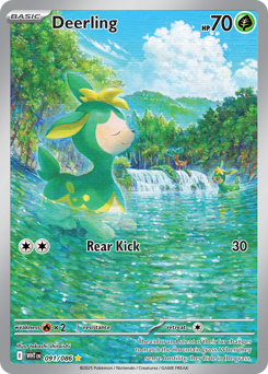 Deerling, White Flare #91, Pokémon TCG card