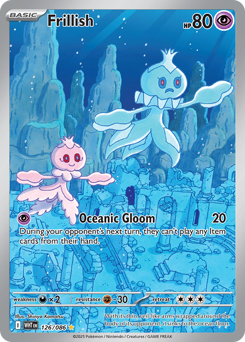 Frillish, White Flare #126, Pokémon TCG card