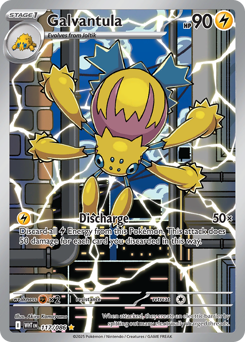 Galvantula, White Flare #117, Pokémon TCG card