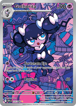 Gothorita, White Flare #125, Pokémon TCG card