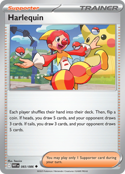 Harlequin, White Flare #83, Pokémon TCG card