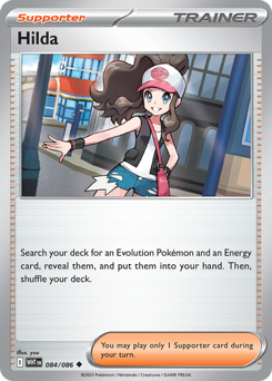 Hilda, White Flare #84, Pokémon TCG card