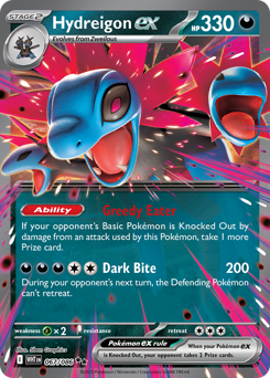 Hydreigon ex, White Flare #67, Pokémon TCG card