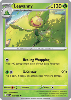 Leavanny, White Flare #3, Pokémon TCG card
