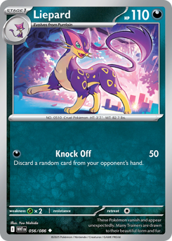 Liepard, White Flare #56, Pokémon TCG card