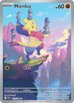 Mienfoo, White Flare #133, Pokémon TCG card