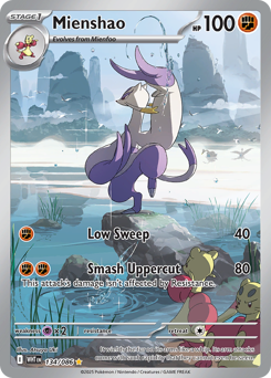 Mienshao, White Flare #134, Pokémon TCG card