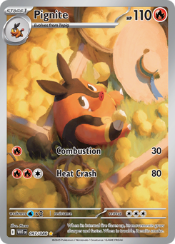 Pignite, White Flare #97, Pokémon TCG card