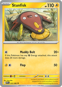 Stunfisk, White Flare #35, Pokémon TCG card