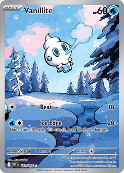 Vanillite, White Flare #111, Pokémon TCG card