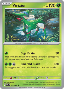 Virizion, White Flare #10, Pokémon TCG card