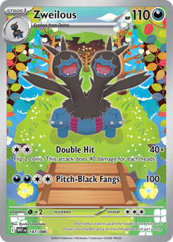 Zweilous, White Flare #147, Pokémon TCG card