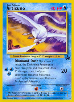 Articuno, Wizards Black Star Promos #22, Pokémon TCG card