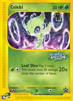 Celebi, Wizards Black Star Promos #50, Pokémon TCG card