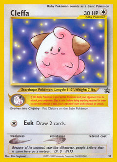 Cleffa, Wizards Black Star Promos #31, Pokémon TCG card