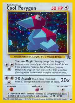 Cool Porygon, Wizards Black Star Promos #15, Pokémon TCG card